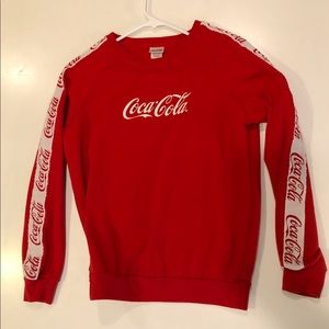 Red Coca Cola size small sweatshirt